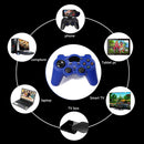 2.4G Wireless Gaming Controller USB Receiver Joystick (No stand Blue) Newly