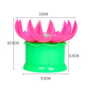 Chinese Baozi Pastry Pie Stuffed Bun Maker Mold DIY Kitchen Tool (Green L)