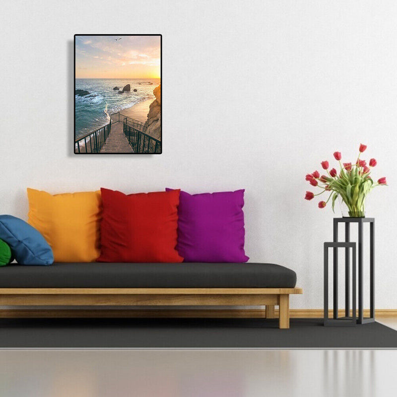 Painting By Numbers Set Seascape DIY Oil Color Living Room Wall Art Home Deco