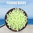100pc/Lot Fishing Floats Beads Luminous Light Glow Balls Fishing Bait (8mm)