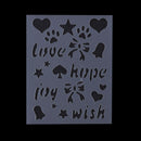 Craft Stamp Album Decorative Layering Stencils Embossing Scrapbooking Template