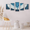 5 Panels Diamond Painting DIY Full Round Drill Mosaic Picture Home Decoration