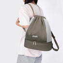 Drawstring Swimming Backpack Fitness Bag Waterproof Pool Dry Wet Bag (Gray)