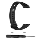 Silicone Wristwatch Band Strap for Huawei Honor 3 Smart Bracelet(Black)