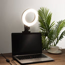 Mode Laptop Computer Monitor Selfie Ring Light Video Conference Lighting Kit