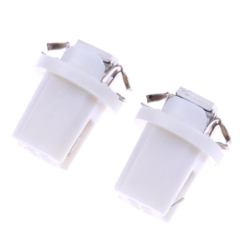 VODOOL 10pcs T5 B8.5D 5050 SMD LED Car Dashboard Heating Indicator Wedge