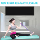 8 Word Chest Expander Rope Sports Workout Muscle Resistance Bands (Purple) Newly
