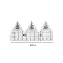 #A Acrylic Triangle Quilting Ruler DIY Hand Cloth Sewing Cutting Double Ruler