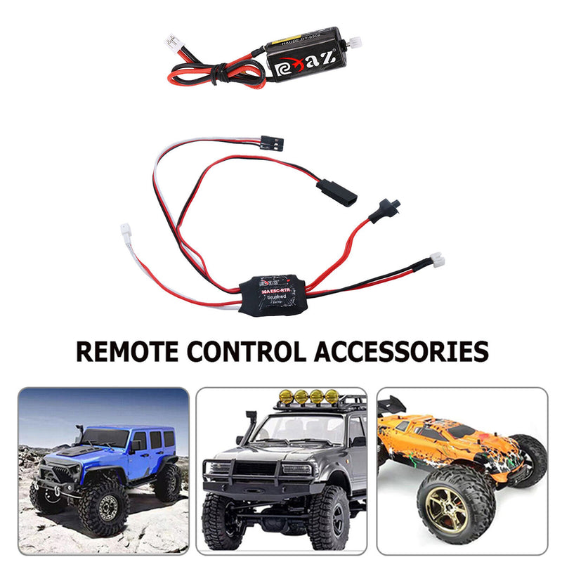#A Brushed Motor RC Crawler Motor 050 with 30A ESC Electric Speed Controller 5V/