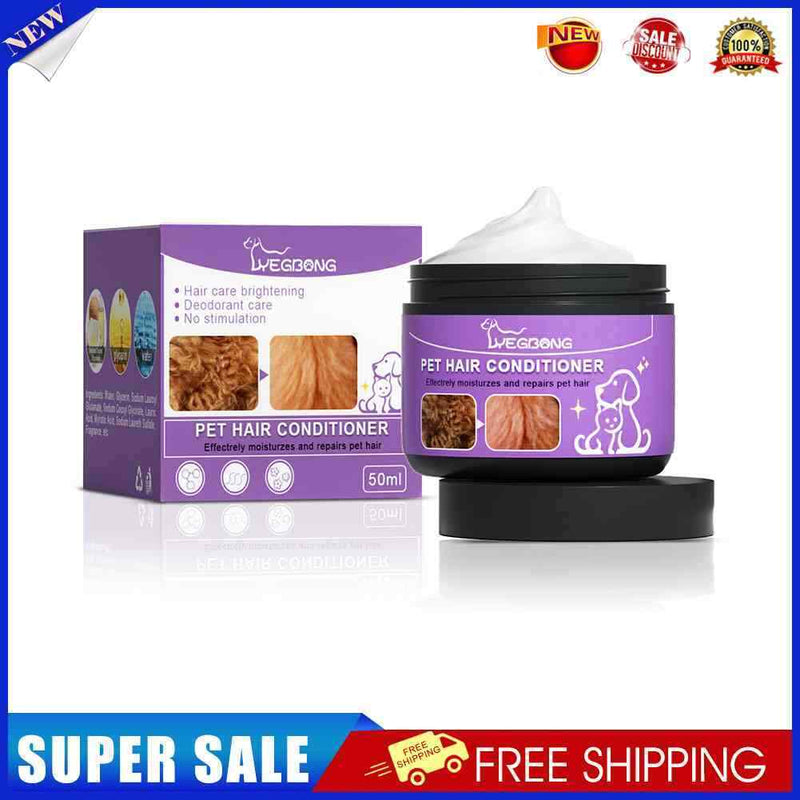 Pet Hair Conditioner Creams for Puppy Cat Dogs Kitten Fur Prevent Tangling