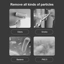 Portable USB Negative Ion Air Purifier w/ Filter Home Odor Remover (Black)
