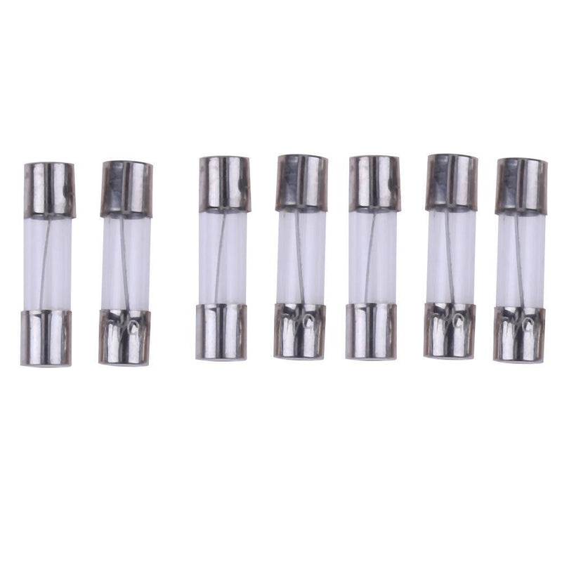 10pcsx10 Values 5x20mm 0.2A-20A 250V Quick Blow Glass Tube Fuse Kit Box