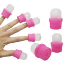 10pcs Wearable Nail Clip UV Gel Nail Polish Remover Nail Art Soak Off Cap Newly