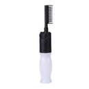 Hair Dye Bottle Comb Reusable Hair Coloring Applicator for Salon (Black)