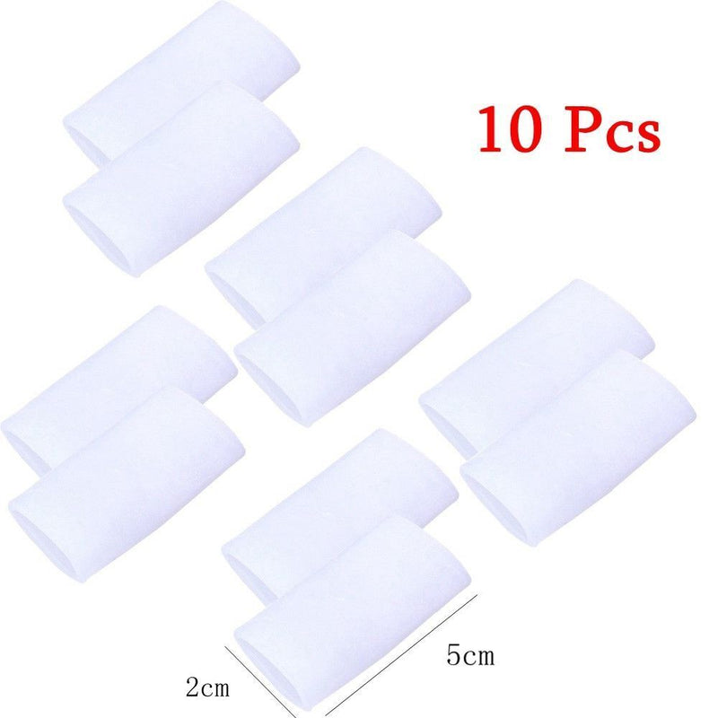 Foot Care Toe Gel Protector Silicone Bandage  Finger Sleeve Tubes Corn Cushion