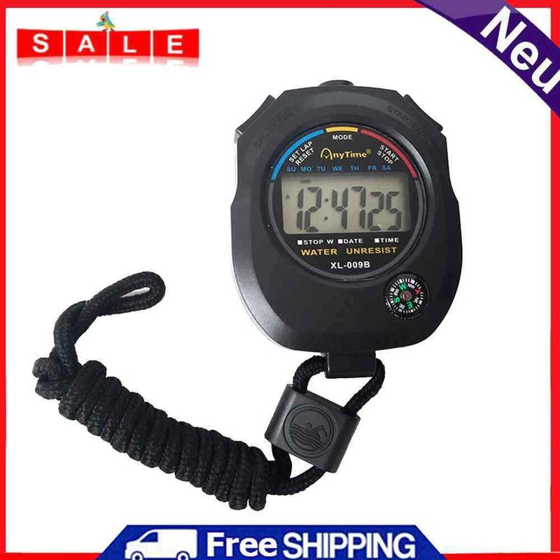 Electronic Digital Alarm Counter Stopwatch Portable Sports Running Chronograph