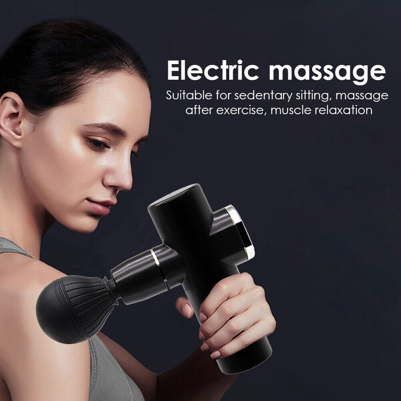 High Frequency Electric Deep Tissue Muscle Stimulator Fascial Massage Gun Relax
