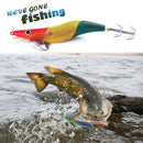 14cm 20g Luminous Wood Shrimp Fishing Lures Jigs Hooks Simulation Wobbler Bait