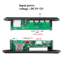 Wireless Bluetooth-Compatible 5.0 12V MP3 WMA Decoder Board Car FM Radio Module