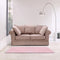 5pcs Fluffy Rugs Anti Slip Doormat Carpet Floor Mat(Pink)