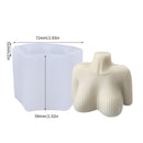 Candle Silicone Mold DIY Soap Plaster Making Home Decor (Upper Body) Newly