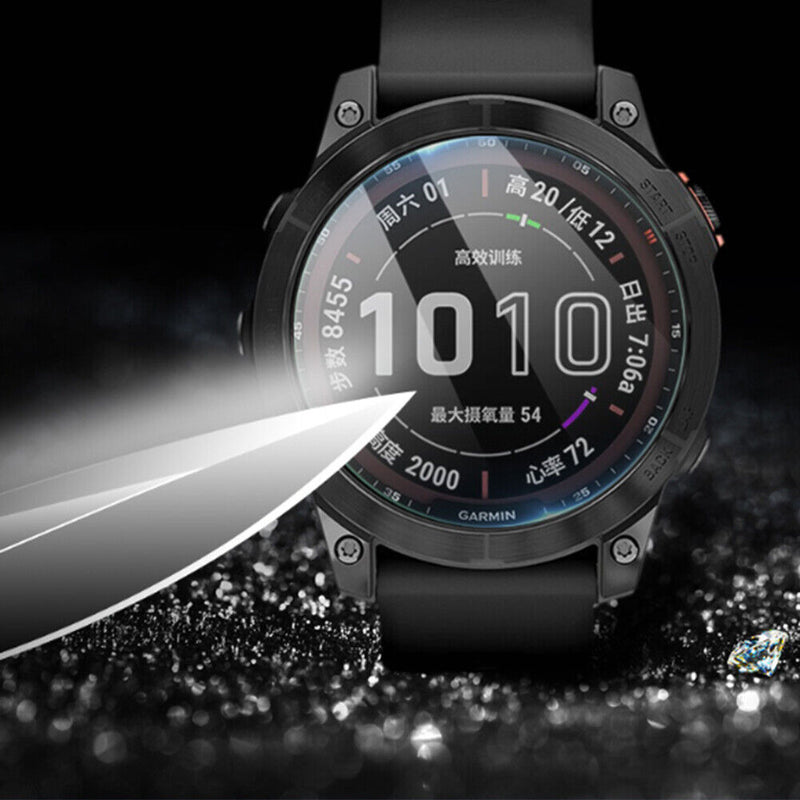 2pcs Tempered Glass Film Protector Cover for Garmin Fenix 7X Elite Edition Newly
