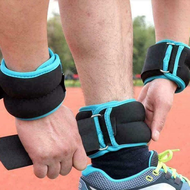 1 Pair Ankle / Wrist Weights For Cuff/ Leg Strap Running Boxing Straps C1Q7