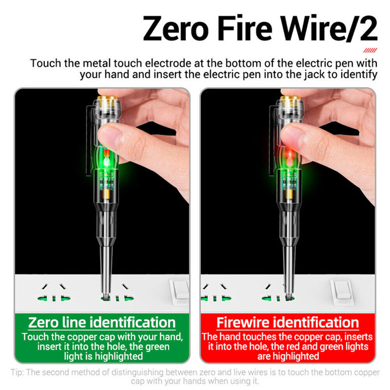 Digital Tester Electric Induced Screwdriver Probe Test w/Indicator Light
