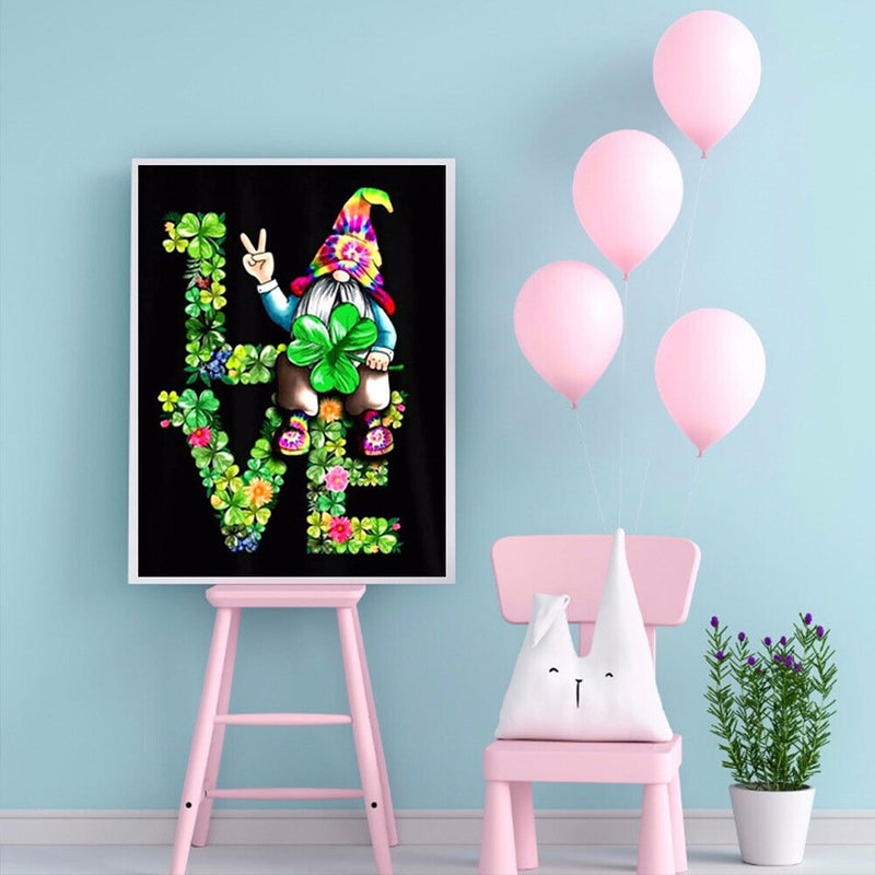 40x50cm DIY Gnome Oil Paint By Numbers Wall Home Living Room Bedroom Decoration
