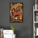 Tin Plates Wall Signs Painting Sexy Tattoo Girl Metal Plate Poster for Home