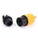 Air Valve Adapter Kayak Rowing Boat Pump Adaptor for SUP Board (Orange) Newly