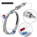 M12 Probe 0-400C K Thermocouple Cable Temperature Sensor Shielded Wire (2m)