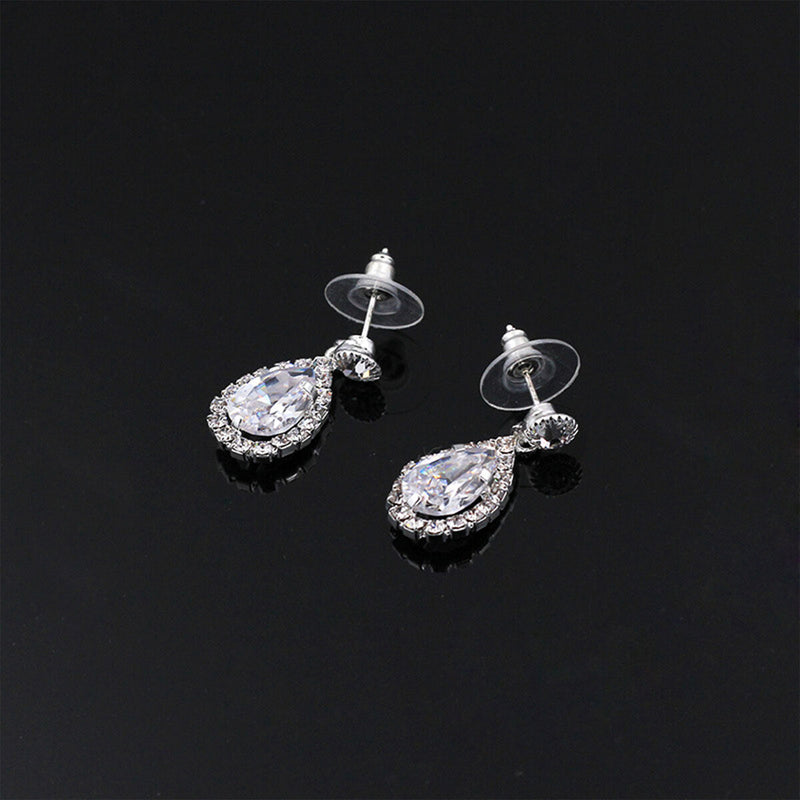 Zirconia Cubic Women Accessories Jewelry Sets Choker Rhinestone Costume Wedding