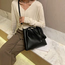 Casual PU Women Crossbody Bag Female Solid Color Large Capacity Shoulder Handbag