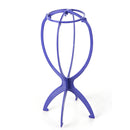 Plastic Folding Stable Durable Wig Hair Cap Display Holder Stand Tool Blue
