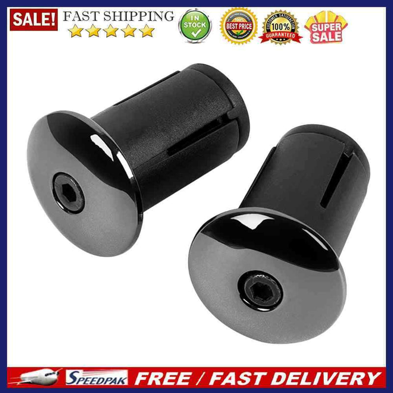 1 Pair Bicycle Bar End Plugs MTB Road Bike Anti-slip Grip Handlebar Plug Ca