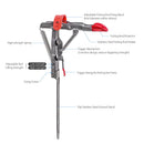 Strength Automatic Fishing Rod Holder Bracket Support Stand Fish Pole Standard