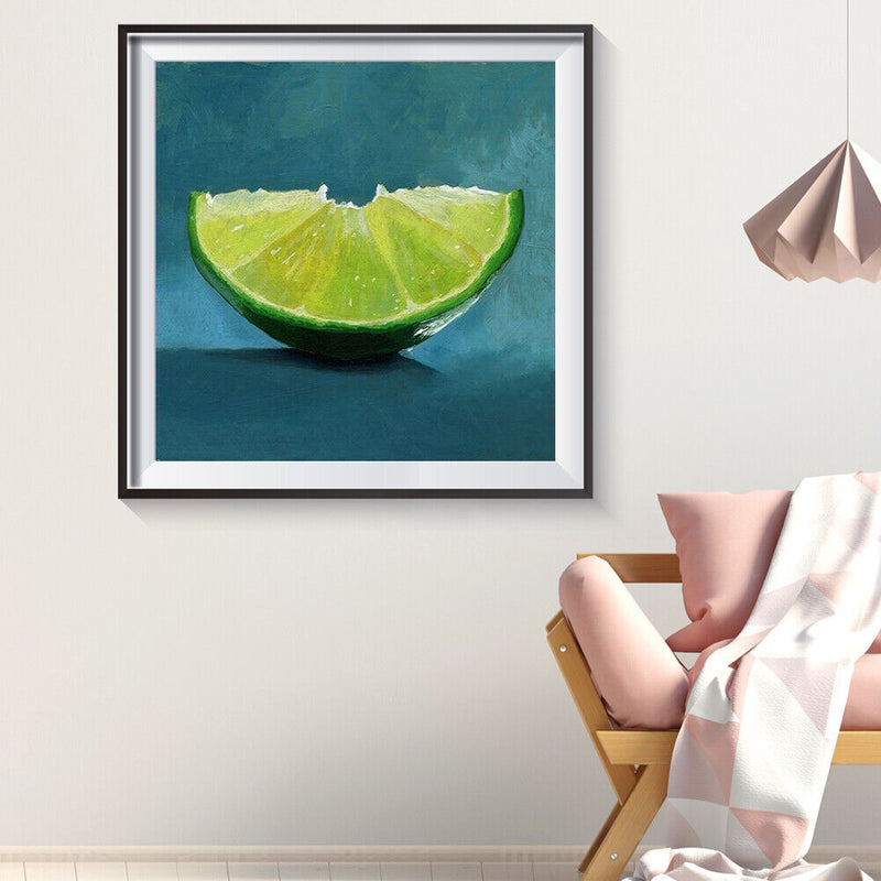 Lemon Piece Oil Paint By Numbers Wall Art Craft Home Decoration Gift No Frame