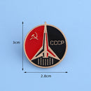 CCCP USSR Symbol Enamel Brooches Buckle Former Soviet Union Communism Lapel Pin