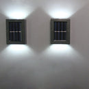 LED Solar Wall Light Waterproof Outdoor Garden Porch Sconce Lamp (White) Newly