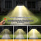 Solar LED Pendant Lights Outdoor Garden Wall Chandelier (Double Head Warm) Newly