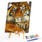 Tiger Animal Digital Painting Hand Painted Coloring By Numbers Decor (S20)