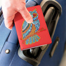 DIY Owl Special Shaped Diamond Painting Leather Travel Passport Protective Cover