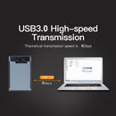 6TB 6GMbps USB3.0 SATA Solid State Drive Box SSD HDD External Enclosure Adapter