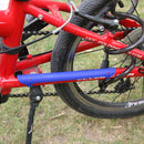 Plastic Bicycle Chain Protection Bike Frame Protector Chainstay Pad (Blue) Newly
