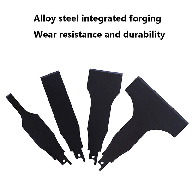 4pcs Reciprocating Saw Blade Saber Shovel Tile Mud Electric Cleaning Tools Newly