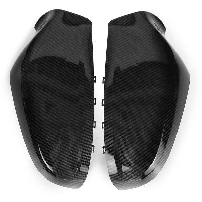 Carbon Fiber Look Door Wing Mirror Covers For Opel Vauxhall Astra H 2004-2013