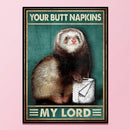 Full Cross Stitch 11CT DIY Napkin Sloth Printed Embroidery Kits Hanging Painting