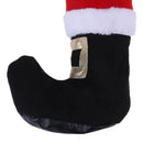 Christmas Chair Leg Table Santa Leg Chair Foot Covers Party W