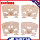 4pcs Maple Wood Violin Bridges for 4/4-3/4 Violin Musical Instrument Parts